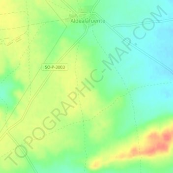 Carte topographique Los, altitude, relief