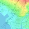 Carte topographique Tramo, altitude, relief