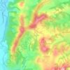 Carte topographique Moncayolle, altitude, relief