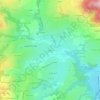 Carte topographique Carabin, altitude, relief