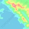 Carte topographique Gorgona, altitude, relief