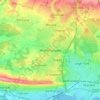 Carte topographique Waterlooville, altitude, relief