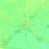 Carte topographique Nasiriyah, altitude, relief