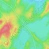 Carte topographique Thaddeus, altitude, relief