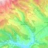 Carte topographique Buschrodt, altitude, relief