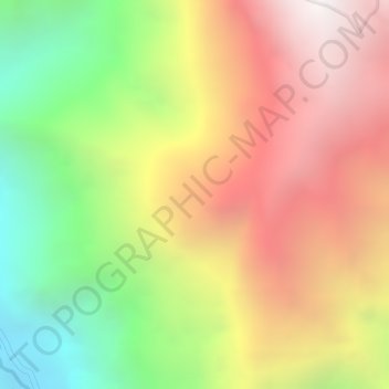 Carte topographique Santa Rita, altitude, relief