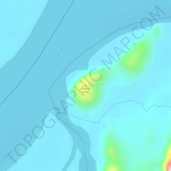 Carte topographique Piedra Arrau, altitude, relief