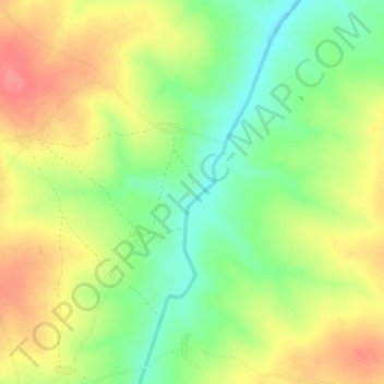 Carte topographique Babidi Esagel, altitude, relief