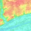 Carte topographique Sous le Château, altitude, relief