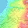 Carte topographique El Karia, altitude, relief