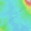 Carte topographique Saliha B, altitude, relief