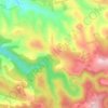 Carte topographique عنبه, altitude, relief