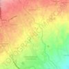 Carte topographique San Jose, altitude, relief