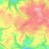 Carte topographique Tachennic, altitude, relief