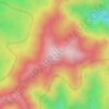 Carte topographique Mount Pinnibar, altitude, relief