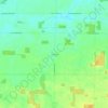 Carte topographique Cordelia, altitude, relief