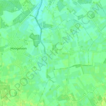 Carte topographique Heuvel, altitude, relief