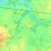 Carte topographique Ahof, altitude, relief