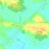 Carte topographique Koxbüll, altitude, relief