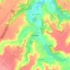 Carte topographique Жуковцы, altitude, relief