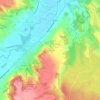 Carte topographique Les Argiles, altitude, relief