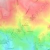 Carte topographique Braythorn, altitude, relief