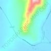 Carte topographique Granite Point, altitude, relief