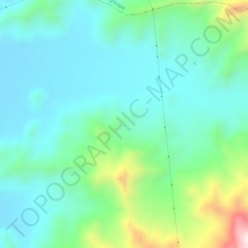 Carte topographique Provincia de Chiclayo, altitude, relief