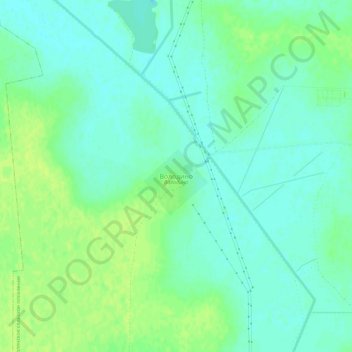 Carte topographique Volodyne, altitude, relief