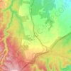 Carte topographique Bargo, altitude, relief