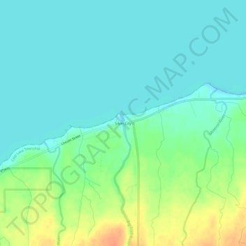 Carte topographique Silver City, altitude, relief