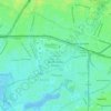Carte topographique Green Acres, altitude, relief