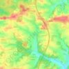 Carte topographique Niederthann, altitude, relief