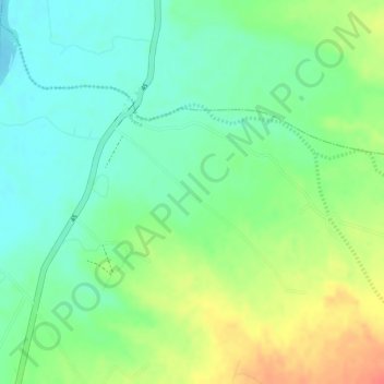 Carte topographique Casa Teja, altitude, relief