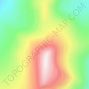 Carte topographique Mount Whisler, altitude, relief