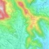 Carte topographique Cracchi, altitude, relief
