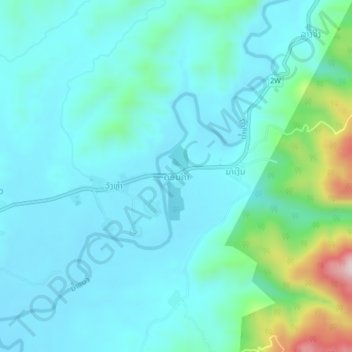 Carte topographique Donkham, altitude, relief