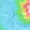 Carte topographique Colorie, altitude, relief