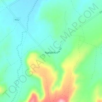 Carte topographique Dalton Pass, altitude, relief