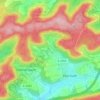 Carte topographique Lennach, altitude, relief