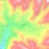Carte topographique Palcoyo, altitude, relief