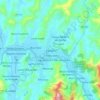 Carte topographique Itajubá, altitude, relief