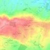 Carte topographique La Hunaudière, altitude, relief