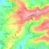 Carte topographique Cricket St Thomas, altitude, relief