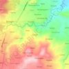 Carte topographique Dompon, altitude, relief
