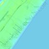 Carte topographique Praia Santa Helena, altitude, relief