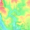 Carte topographique Kreidersville, altitude, relief