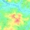 Carte topographique Martinet, altitude, relief