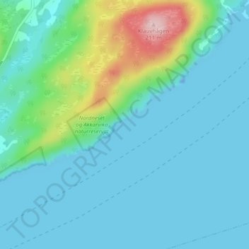 Carte topographique 1, altitude, relief