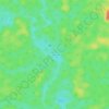 Carte topographique Comine, altitude, relief